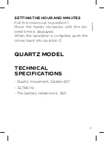 Preview for 29 page of Jaeger-leCoultre Q2542540 Instructions For Use Manual