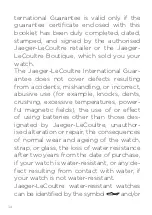 Preview for 16 page of Jaeger-leCoultre REVERSO CLASSIC MONOFACE Manual