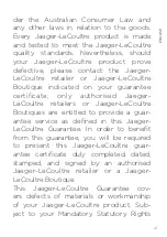 Preview for 23 page of Jaeger-leCoultre REVERSO CLASSIC MONOFACE Manual