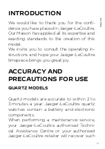 Preview for 3 page of Jaeger-leCoultre REVERSO ONE Manual