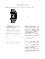 Jaeger-leCoultre Reverso Squadra Lady User Manual preview