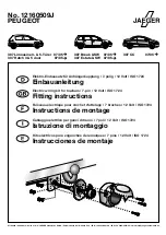 Предварительный просмотр 1 страницы Jaeger 12160508j Fitting Instructions Manual