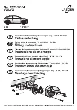 Preview for 1 page of Jaeger 12260506J Fitting Instructions Manual