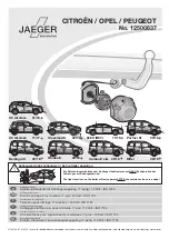 Предварительный просмотр 1 страницы Jaeger 12500637 Fitting Instructions Manual