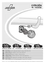 Предварительный просмотр 1 страницы Jaeger 16030508 Fitting Instructions Manual