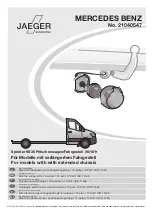 Предварительный просмотр 1 страницы Jaeger 21040547 Fitting Instructions Manual