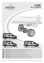 Предварительный просмотр 1 страницы Jaeger 21060578 Fitting Instructions Manual