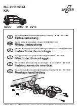 Jaeger 21100534J Fitting Instructions Manual preview