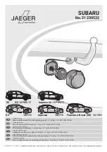 Jaeger 21230532 Fitting Instructions Manual предпросмотр