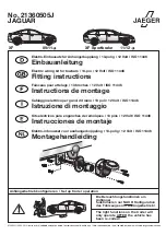 Jaeger 21360505J Fitting Instructions Manual preview