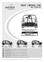 Предварительный просмотр 1 страницы Jaeger 21500576 Fitting Instructions Manual