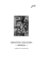 Preview for 1 page of Jaen Siracusa 15E+ Manual