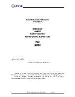 Jafar 2904 Operation And Maintenance Manual preview