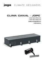 Jaga Clima Canal JDPC.002 User Manual предпросмотр