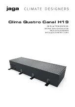 Jaga Clima Quatro Canal H19 Installation Instructions Manual preview