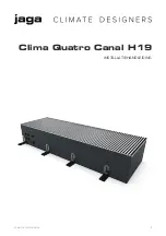 Preview for 3 page of Jaga Clima Quatro Canal H19 Installation Instructions Manual