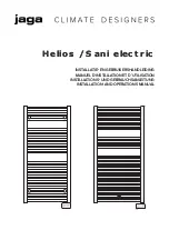 Preview for 1 page of Jaga HEDW.094040 Installation And Operation Manual