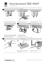 Preview for 2 page of Jaga Knockonwood DBE KNUF Mounting Instructions