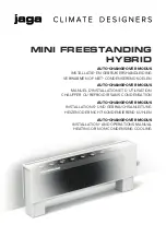 Jaga MINI FREESTANDING HYBRID Installation And Operation Manual preview