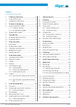 Предварительный просмотр 3 страницы Jäger F80-M530.05 K1,5S5RV Manual
