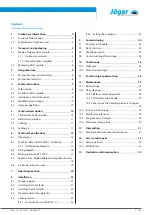 Preview for 3 page of Jäger S62-M360.05 S5 Manual