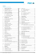 Preview for 3 page of Jäger S80-H450.01 S21 Manual