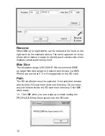 Preview for 12 page of JAGER PRO M.I.N.E. CAM Operation Manual