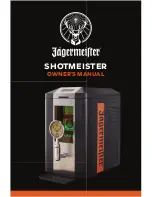 Jägermeister SHOTMEISTER Owner'S Manual preview