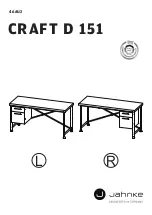 Предварительный просмотр 1 страницы Jahnke CRAFT D 151 Manual