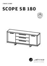 Preview for 1 page of Jahnke SCOPE SB 180 Manual