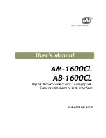 JAI AB-1600CL User Manual preview