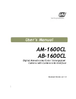 Preview for 1 page of JAI AB-1600CL User Manual