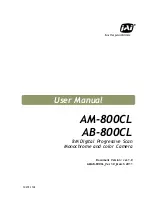 Preview for 1 page of JAI AB-800CL User Manual