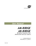 Preview for 1 page of JAI AB-800GE User Manual