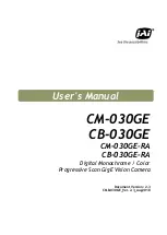 Предварительный просмотр 1 страницы JAI CB-030GE User Manual