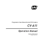 Preview for 1 page of JAI CV-A11 Operation Manual