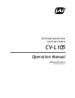 Preview for 1 page of JAI CV-L105 Operation Manual