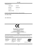 Preview for 22 page of JAI CV-L105 Operation Manual