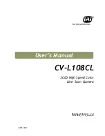 JAI CV-L108CL User Manual preview