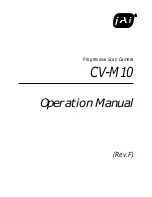 Preview for 1 page of JAI CV-M10 Operation Manual