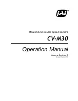 Preview for 1 page of JAI CV-M30 Operation Manual