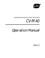 JAI CV-M40 Operation Manual предпросмотр