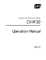 JAI CV-M50 Operation Manual preview