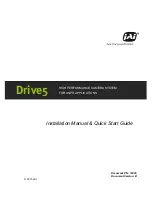 Preview for 1 page of JAI Drive5 Installation Manual & Quick Start Manual