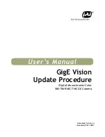 Preview for 1 page of JAI GigE Vision User Manual