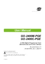 Preview for 1 page of JAI GO-2400C-PGE User Manual