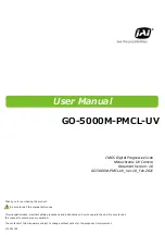 JAI GO-5000M-PMCL-UV User Manual preview