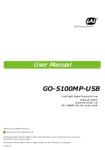 Preview for 1 page of JAI GO-5100MP-USB User Manual