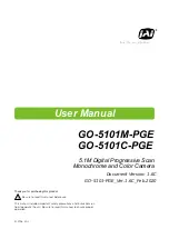 JAI GO-5101C-PGE User Manual preview