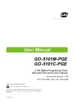 JAI GO-5101M-PGE User Manual preview